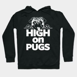 Funny Cute Pug Anti-Drug Slogan Gift For Pugs And Dog Lovers Hoodie